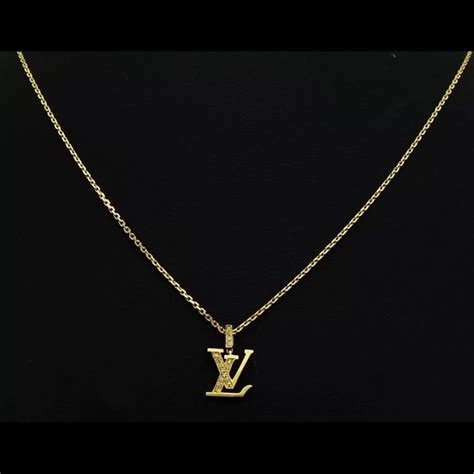 louis vuitton heart necklace|louis vuitton initial necklace.